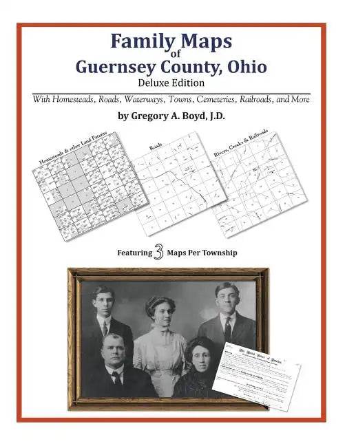 Family Maps of Guernsey County, Ohio - Paperback