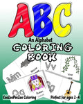 ABC An Alphabet Coloring Book: Preschool Pre-K Kindergarten Primary Lines Letter Practicing Alphabet Practice Toddler Sized Crayons Accessibility Pal - Paperback