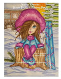 Heather Valentin's Snow Frolic Coloring Book: Christmas, Winter, Magical Wonderland Fantasy Fun Coloring Book Perfect For All Ages - Paperback