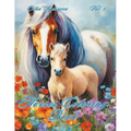 Horses Coloring Book - Paperback