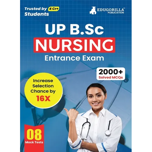 UP B.Sc Nursing Entrance Exam 2023 - 8 Full Length Mock Tests (1600 Solved Questions) with Free Access to Online Tests - Paperback