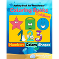 Coloring Books for Toddlers: Numbers Colors Shapes: Activity Book for Preschooler: Sea Life, Fruits and Preschool Prep Activity Learning: Baby Acti - Paperback