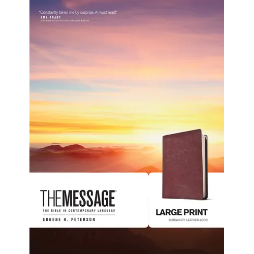 Message Bible-MS-Large Print Numbered - Imitation Leather