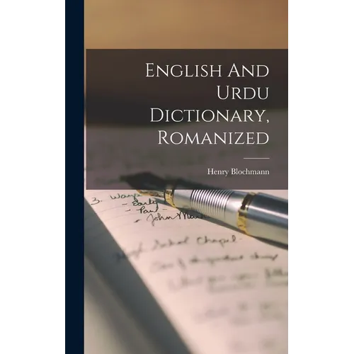 English And Urdu Dictionary, Romanized - Hardcover