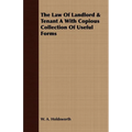 The Law Of Landlord & Tenant A With Copious Collection Of Useful Forms - Paperback