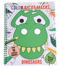 Color & Cut Masks: Dinosaurs - Paperback