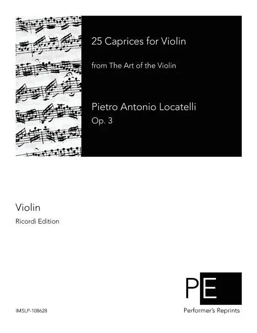 25 Caprices for Violin: from The Art of the Violin - Paperback