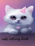 cat coloring book: with suitable dimensions(8.5"x11"), 75 page of cute cats. - Paperback