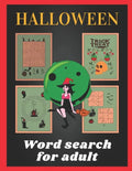 Halloween word search for adult: Halloween puzzle book - Paperback