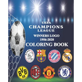 UEFA Champions League Winners Logo 1956-2020 Coloring Book - Paperback
