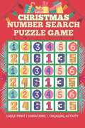 Christmas Number Search Puzzle Game - Engaging activity - Large print: Christmas gift idea for Elderly/Seniors - Number search puzzle game with variat - Paperback
