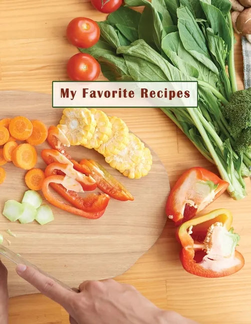 Low Vision Recipe Book: My Favorite Recipes: Personal Cookbook with Large Print and Bold Lines on White Paper for Visually Impaired - Paperback