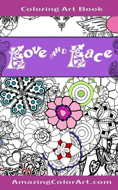 Love and Lace Coloring Art Book - Pocket Size: By Amazing Color Art - Paperback