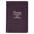 NLT Holy Bible Everyday Devotional Bible for Women New Living Translation, Vegan Leather, Purple Debossed - Leather