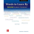 Words to Learn By: Building Academic Vocabulary, Student Edition - Paperback