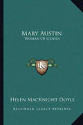 Mary Austin: Woman of Genius - Paperback