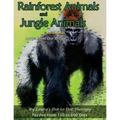 Rainforest Animals and Jungle Animals - Easy to Read Large Print Dot-to-Dot: Puzzles From 150 to 600 Dots - Paperback