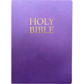 Kjver Holy Bible, Large Print, Royal Purple Ultrasoft: (King James Version Easy Read, Red Letter) - Bonded Leather