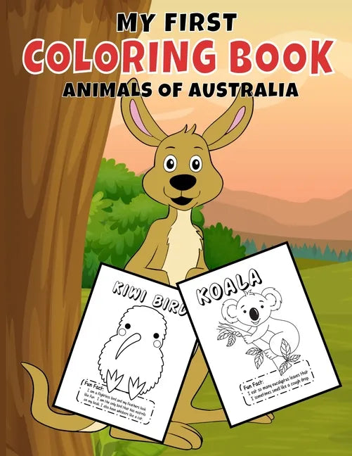 My First Coloring Book: Animals Of Australia - Paperback