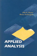 Applied Analysis - Paperback