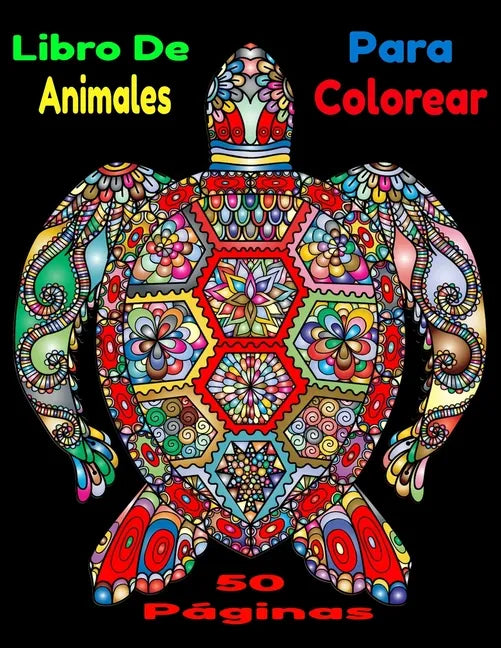 Libro De Animales Para Colorear: Libro De Animales Para Colorear En Español 5O Páginas - Paperback