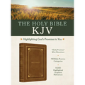 Holy Bible Kjv: Highlighting God's Promises to You [Gold & Camel] - Imitation Leather