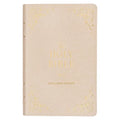 KJV Holy Bible, Standard Size Faux Leather Red Letter Edition Thumb Index, Ribbon Marker, King James Version, Pearlescent Taupe - Leather
