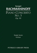 Piano Concerto No.3, Op.30: Study score - Paperback