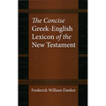 The Concise Greek-English Lexicon of the New Testament - Hardcover
