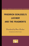 Friedrich Schlegel's Lucinde and the Fragments - Paperback