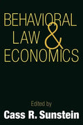 Behavioral Law and Economics - Paperback