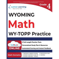 Wyoming Test of Proficiency and Progress (WY-TOPP) Test Prep: 4th Grade Math Practice Workbook and Full-length Online Assessments: WY-TOPP Study Guide - Paperback