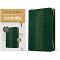 Biblia Ultrafina Ntv de Zíper, Con Filament (Sentipiel, Verde Esmeralda, Índice, Letra Roja) - Imitation Leather