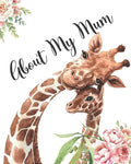 About My Mum: A Mothers Appreciation Fill-In-The-Blank Memory Book With Prompts and Drawing Pages Created By Your Child - Paperback