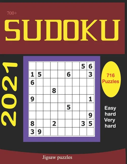 700+ Sudoku Jigsaw Puzzles: Sudoku Puzzle Book for Adults - Paperback