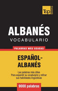 Vocabulario Español-Albanés - 9000 palabras más usadas - Paperback