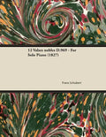 12 Valses nobles D.969 - For Solo Piano (1827) - Paperback