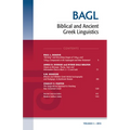 Biblical and Ancient Greek Linguistics, Volume 3 - Hardcover