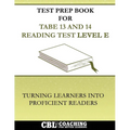 Test Prep Book For TABE 13 and 14 Reading Test Level E - Paperback