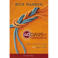 The 40 Days of Community Devotional: What on Earth Are We Here For? - Paperback
