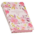 The Spiritual Growth Bible, Study Bible, NLT - New Living Translation Holy Bible, Faux Leather, Pink Purple Printed Floral - Leather