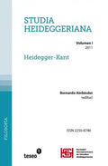 Studia Heideggeriana: Vol. 1 - Heidegger-Kant - Paperback