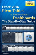 Excel Pivot Tables & Introduction To Dashboards The Step-By-Step Guide - Paperback