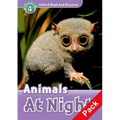 Read and Discover Level 4 Animals at Night Audio CD Pack - Hardcover