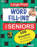 Large Print WORD FILL-INS For SENIORS; Vol. 3 - Paperback