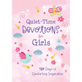 Quiet-Time Devotions for Girls: 180 Days of Comforting Inspiration - Paperback