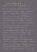 The Jesus Bible Journal, Hebrews, Niv, Paperback, Comfort Print - Paperback