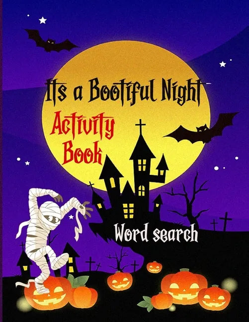 It's a Bootiful Night: Halloween Word Search Large Print Puzzle Book Fun For Adults - Paperback
