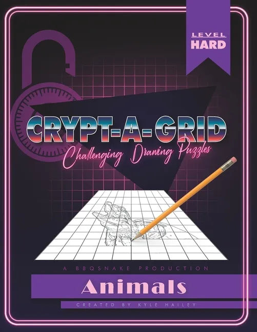 Crypt-a-grid: Challenging drawing puzzels - Paperback