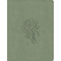KJV Notetaking Bible, Large Print Edition, Sage Suedesoft Leathertouch - Imitation Leather